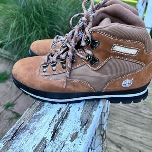 Timberland Waterproof Field Boot Sz. 10.5 Wheat Nubuck Men's